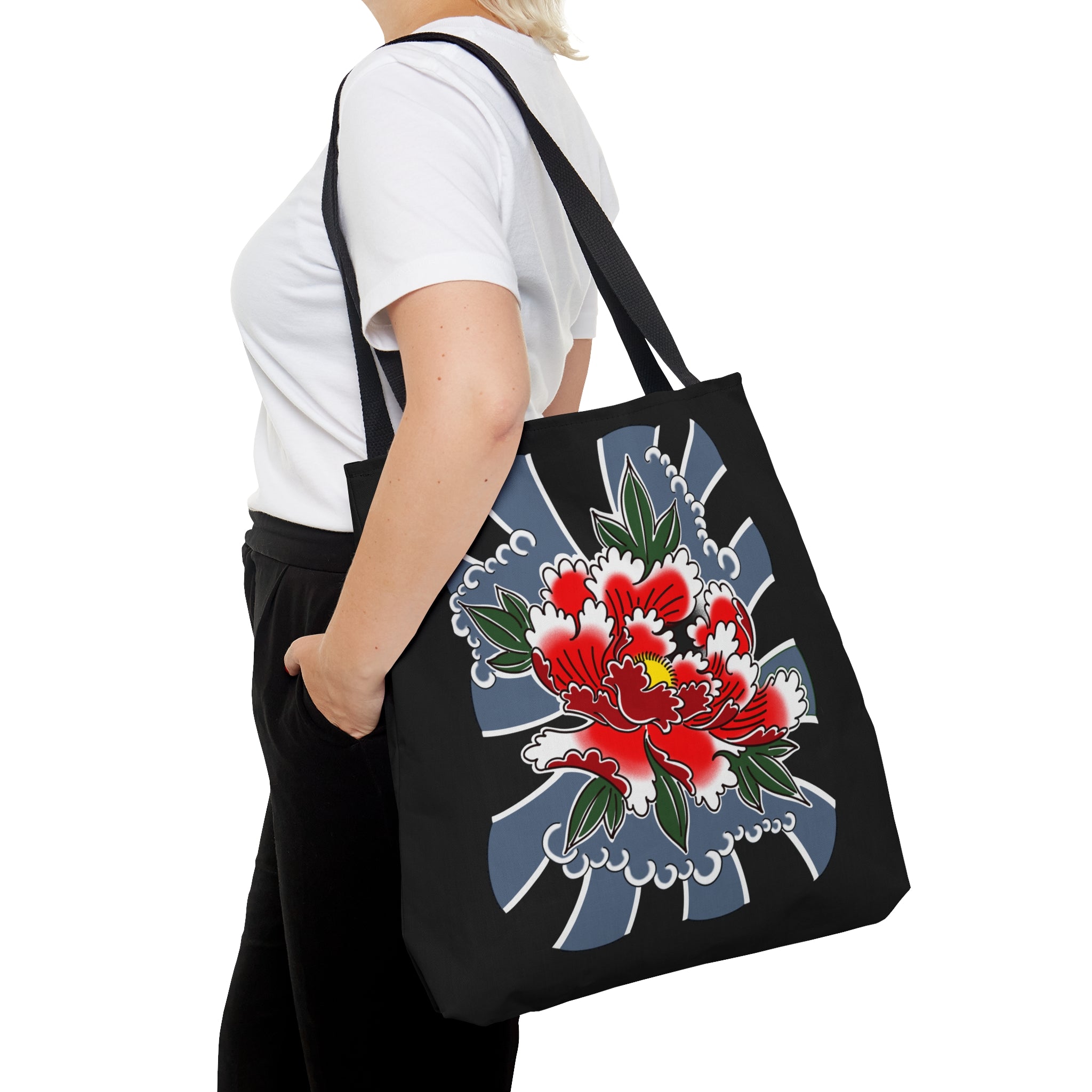 SRT Chrysanthemum AOP Tote Bag