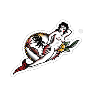 Mermaid Woman SJ Kiss-Cut Stickers