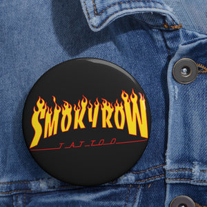 Thrshr Smoky Row Tattoo Custom Pin Buttons